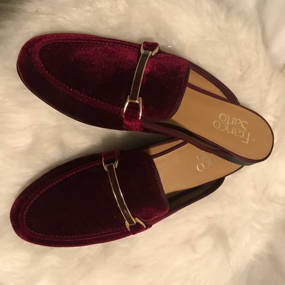 Franco Sarto Shoes - SALE!!!!!! Franco Sarto Velvet Mules